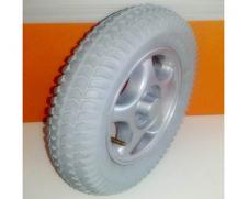 Grey Foam Filled Rubber Wheelchair Wheel
