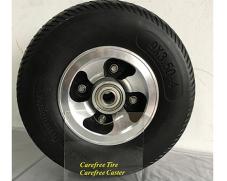 9x3.50-4 Black Foam Filled Wheelchair Wheel