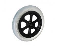 Gray Turf PU Foam Wheelchair Wheel